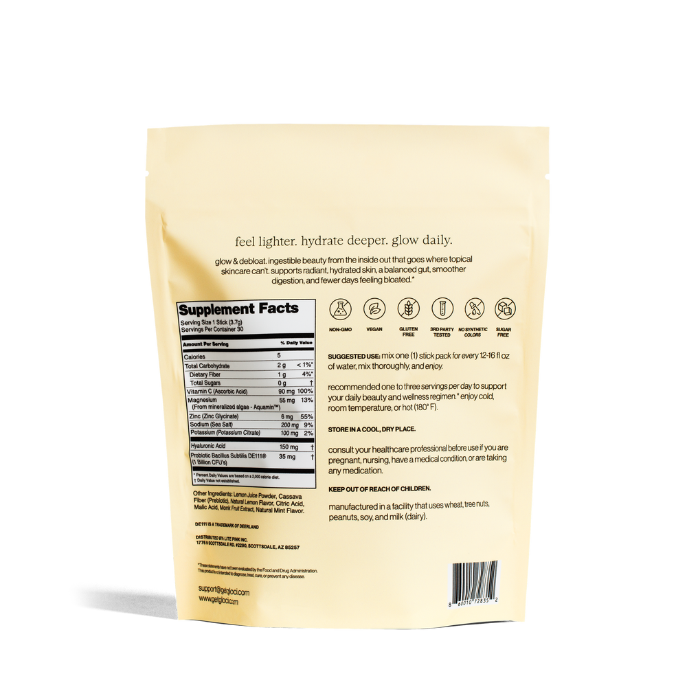 Glow & Debloat (Lemon - 30pck)
